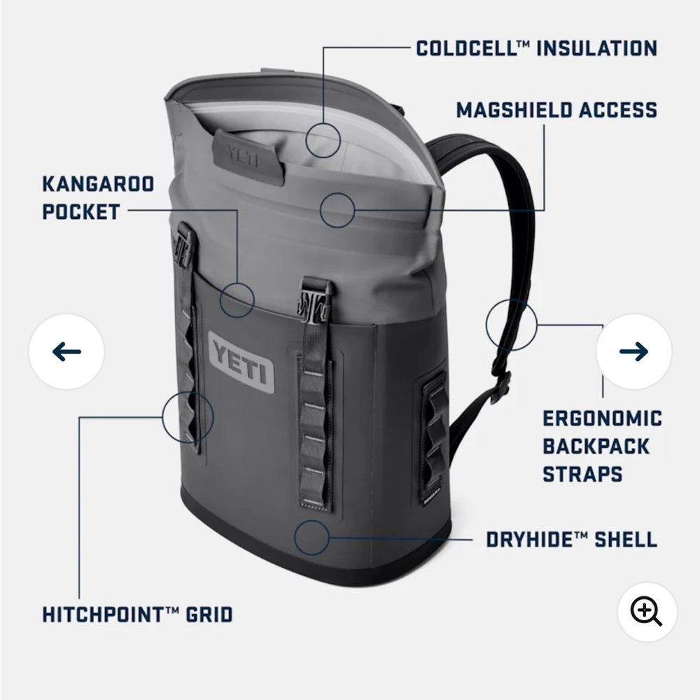 Yeti-M12 BACKPACK SOFT COOLER - Picture 4 of 8